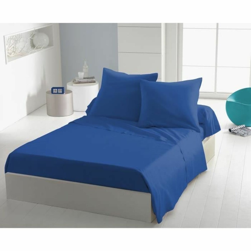 Bedding set HOME LINGE PASSION Flat sheet Blue Single bed 180 x 290 cm