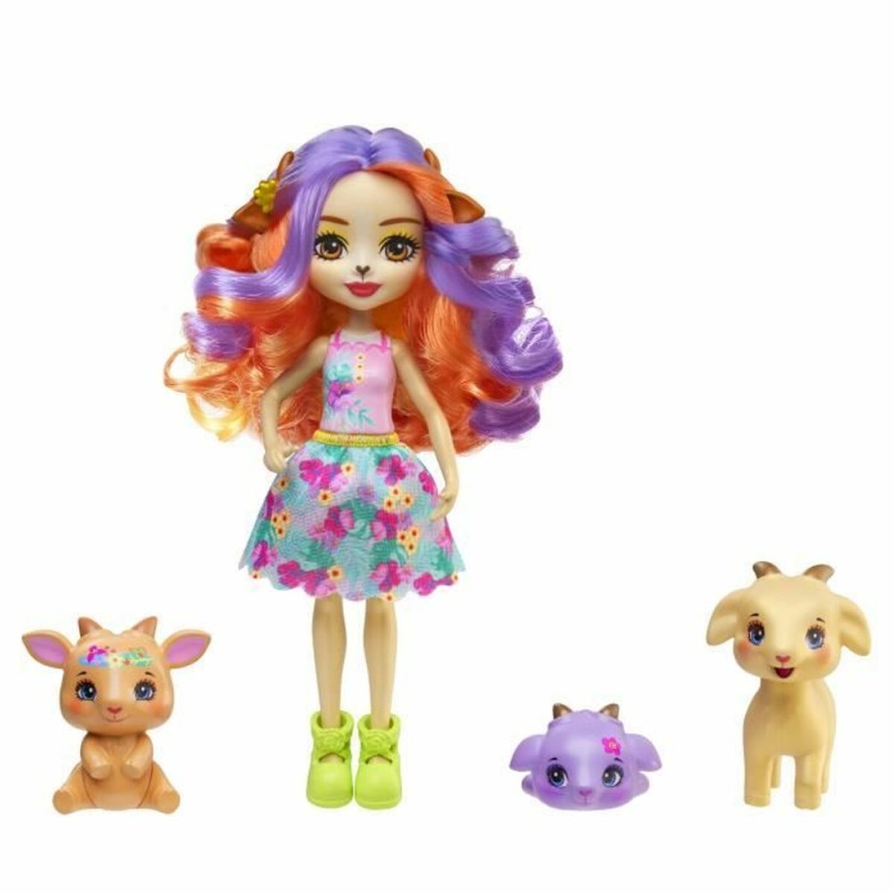 Baby Doll with Accessories Enchantimals Golita Goat Family