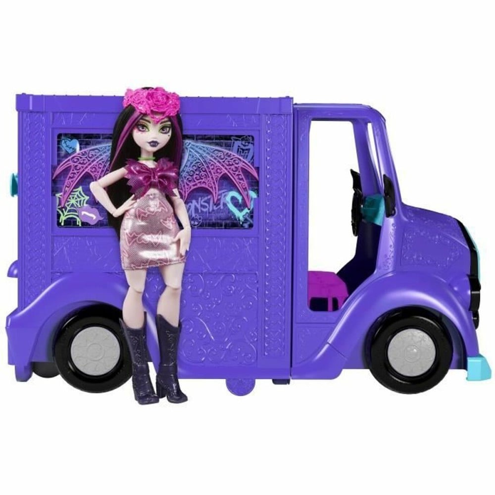 Baby Doll with Accessories Monster High Tour Bus Rock Sang-sationnel