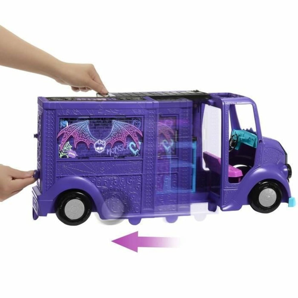 Babypuppe mit Zubehör Monster High Tour Bus Rock Sang-sationnel