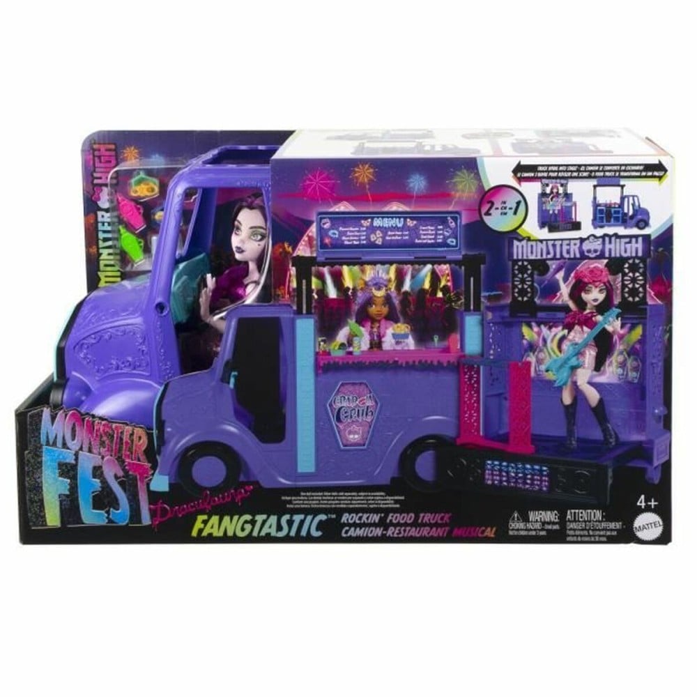 Baby Doll with Accessories Monster High Tour Bus Rock Sang-sationnel