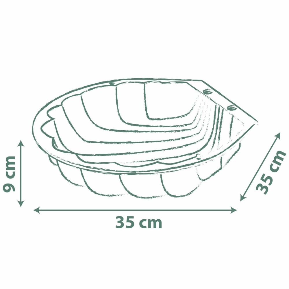 Sandkasten Smoby Blau 35 x 35 x 9 cm Kunststoff