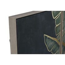 Satz mit 3 Bildern Home ESPRIT Palmen Tropical 180 x 4 x 120 cm (3 Stücke)