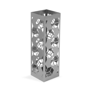 Umbrella stand Versa Silver 15,5 x 49 x 15,5 cm