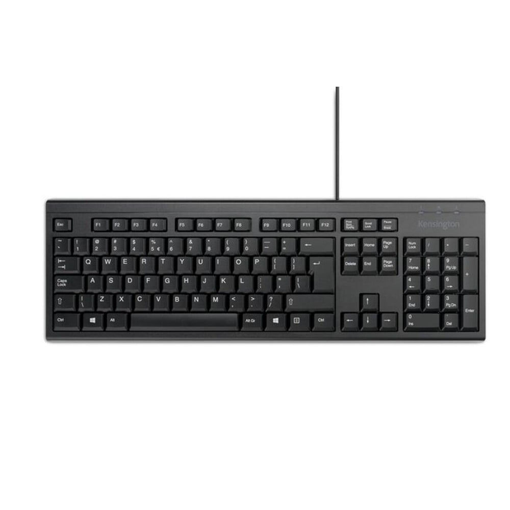 Keyboard Kensington K63727ES Black Spanish Qwerty QWERTY