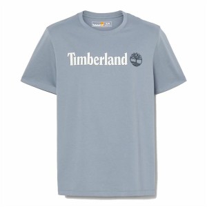 Men’s Short Sleeve T-Shirt Timberland Kennebec River Linear Logo