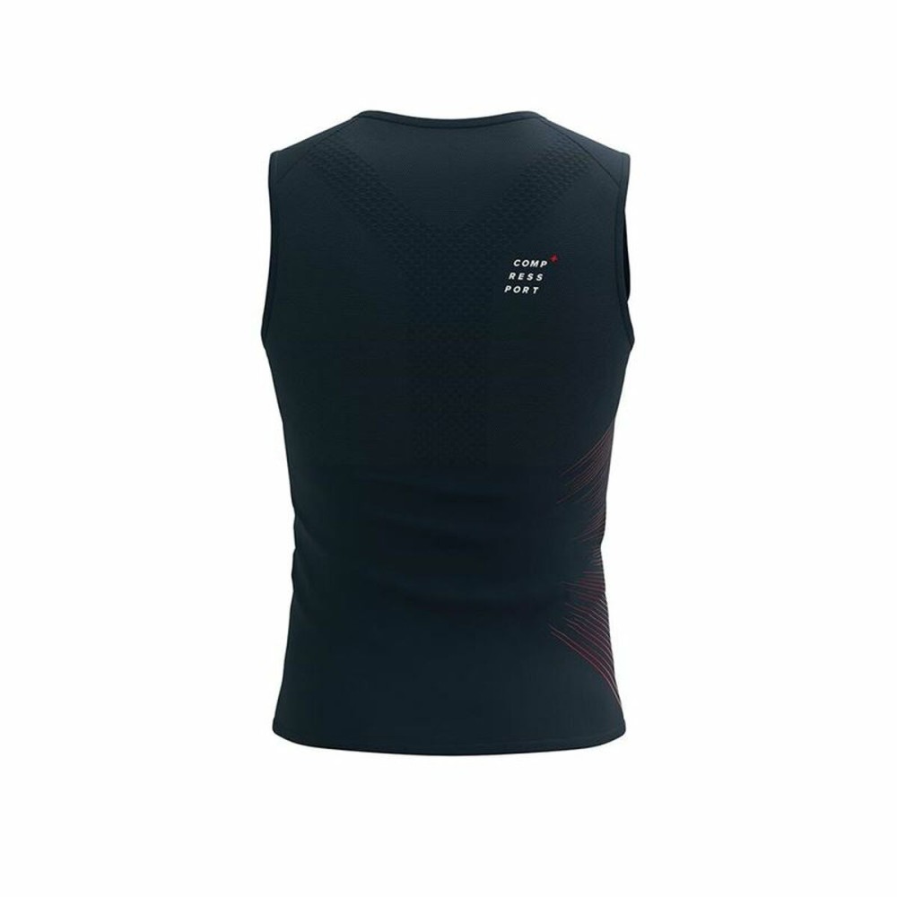 Maillot de Corps sans Manches pour Homme Compressport Performance Noir