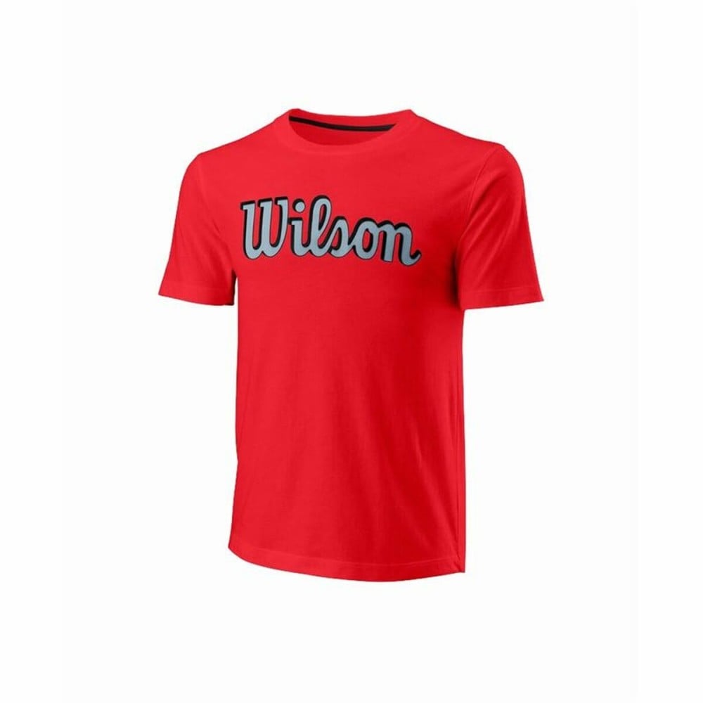 Herren Kurzarm-T-Shirt Wilson Rot