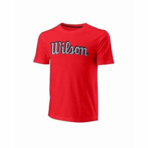 Men’s Short Sleeve T-Shirt Wilson Red