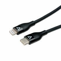 USB-C auf Lightning Verbindungskabel V7 V7USBCLGT-1M Schwarz 1 m (1 Stück)