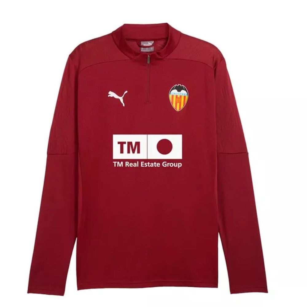 Trainings-Sweatshirt für Erwachsene Puma Valencia CF 24/25 Training Weiß