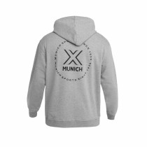 Sweat à capuche homme Munich Breaker Gris clair