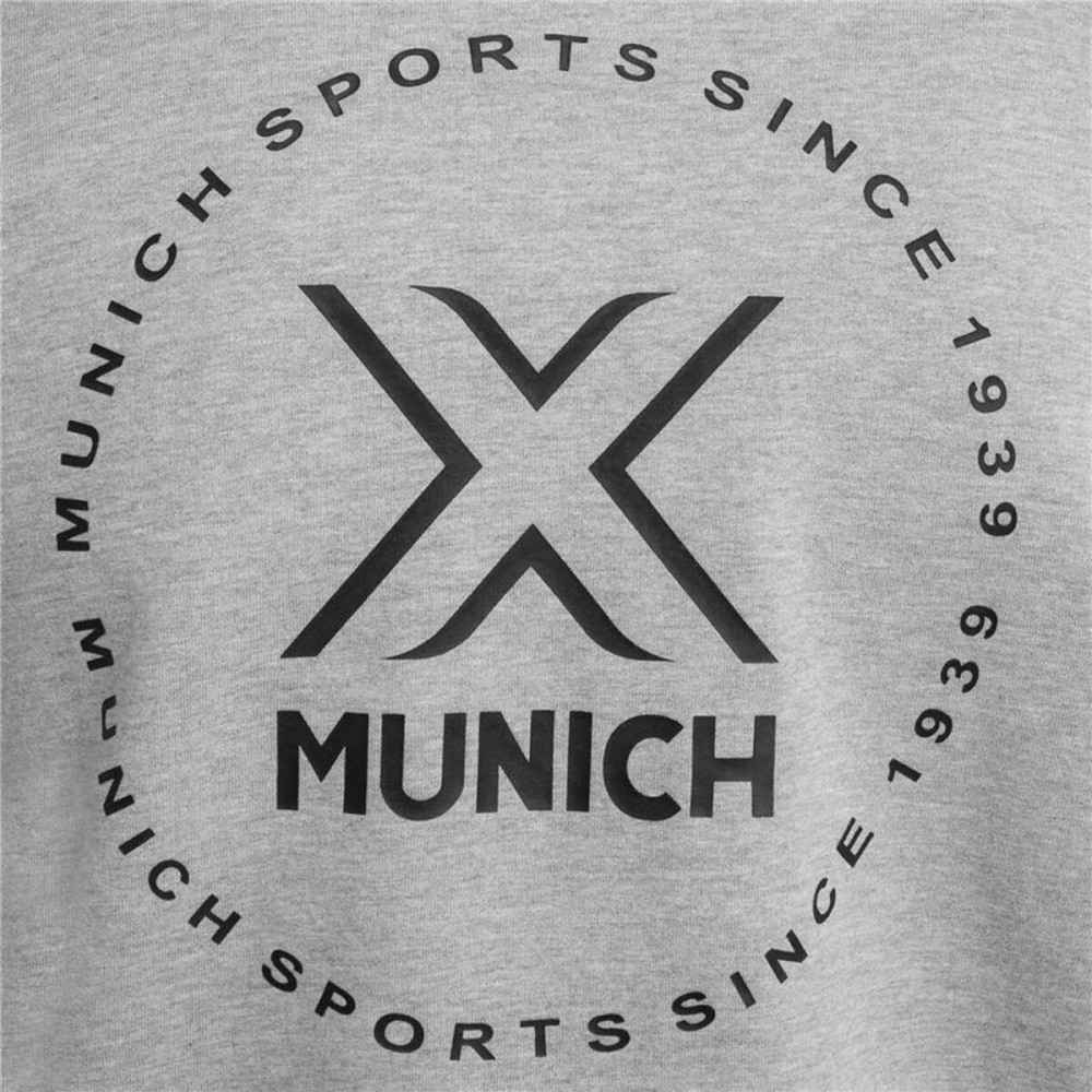 Sweat à capuche homme Munich Breaker Gris clair