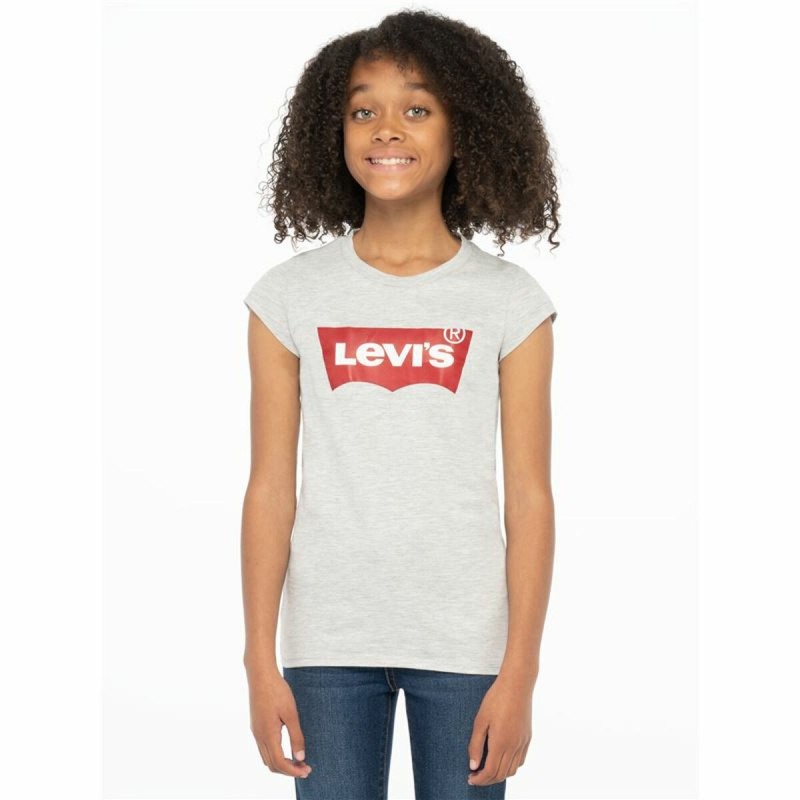 Kurzarm-T-Shirt für Kinder Levi's Batwing Hellgrau