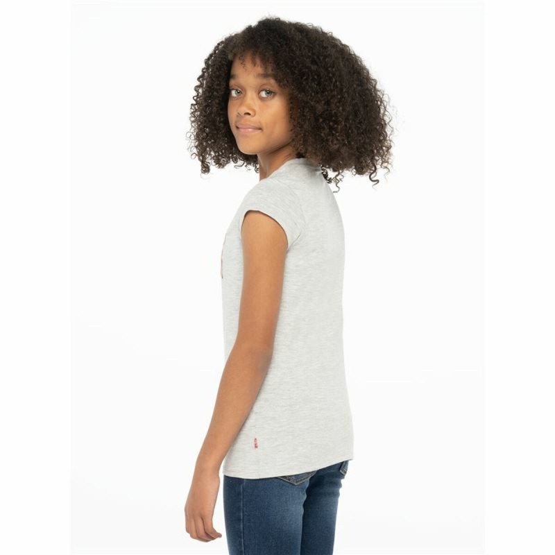 Kurzarm-T-Shirt für Kinder Levi's Batwing Hellgrau