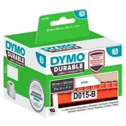 Drucker-Etiketten Dymo Durable Weiß 102 x 59 mm Schwarz (6 Stück)