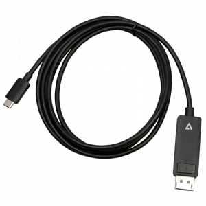 USB-C-zu-DisplayPort-Adapter V7 V7USBCDP14-2M Schwarz 2 m 8K Ultra HD