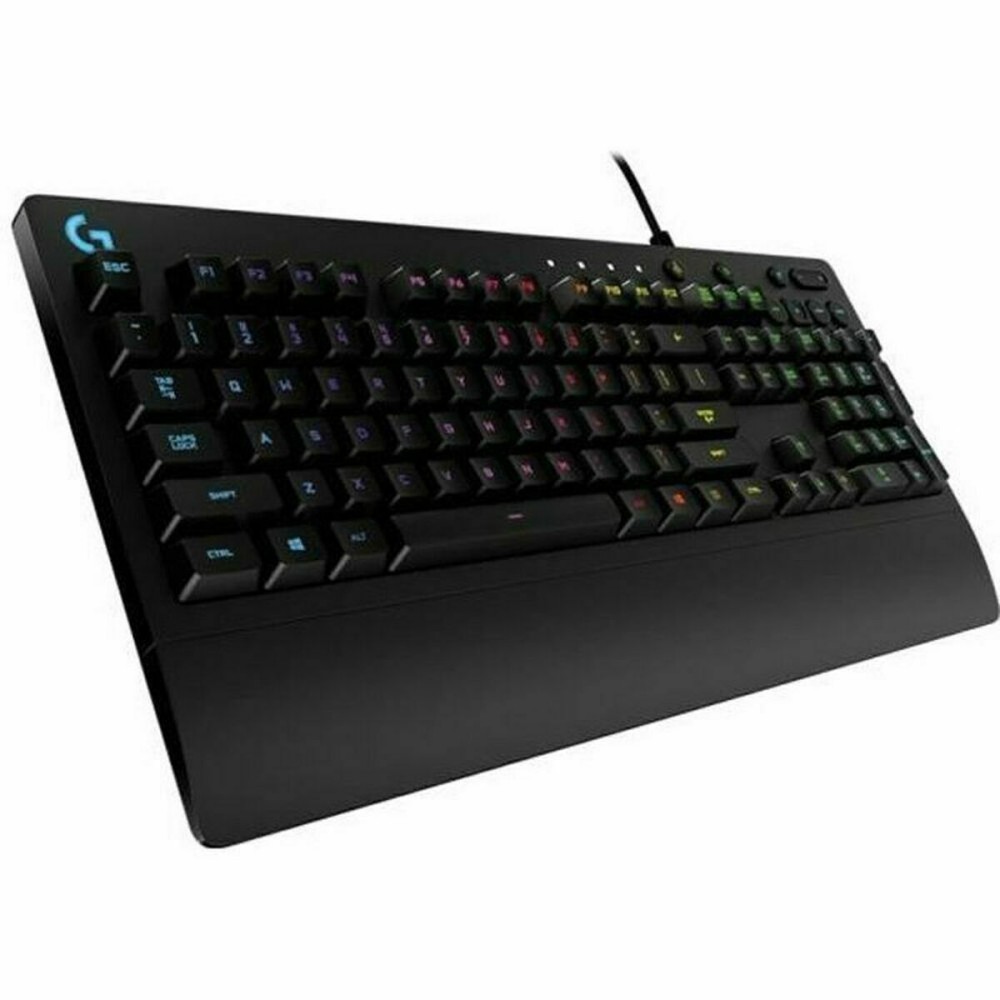 Gaming Keyboard Logitech Black AZERTY (Refurbished A)