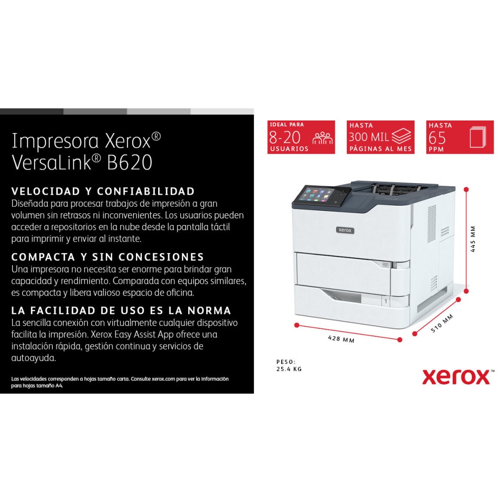 Imprimante laser Xerox B620V_DN