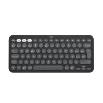 Tastatur mit Maus Logitech K380S Graphit Qwerty Spanisch