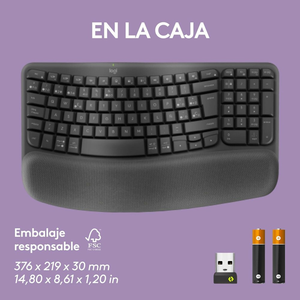 Clavier Logitech 920-012296 Graphite Espagnol QWERTY