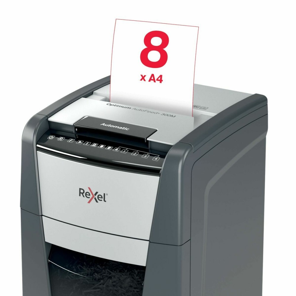 Micro-Cut Paper Shredder Rexel Optimum Auto+ 300M 60 L