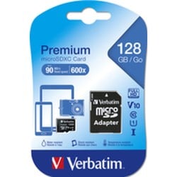 Carte Mémoire Micro SD avec Adaptateur Verbatim 44085