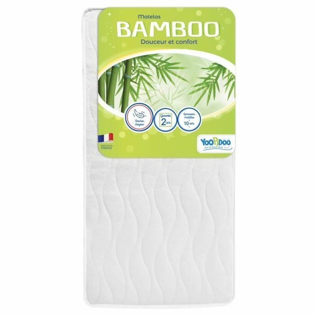 Cot mattress YOOPIDOO Bamboo 60 x 120 cm