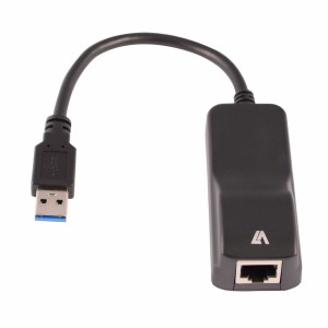 Ethernet-zu-USB-Adapter V7 CBLUSB3RJ-1N Schwarz