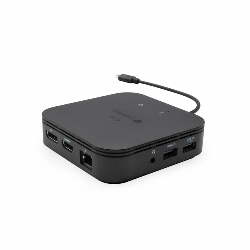 Dockstation i-Tec TB3TRAVELDOCKPD60W Schwarz