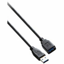 Câble USB V7 V7E2USB3EXT-1.8M-2N Noir 1,8 m