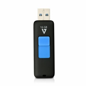 Carte Mémoire Micro SD avec Adaptateur V7 VF316GAR-BLK-3N 16 GB Noir