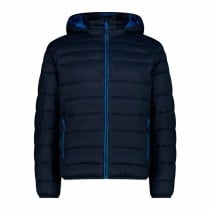 Men's Sports Jacket Campagnolo Snaps Blue Black