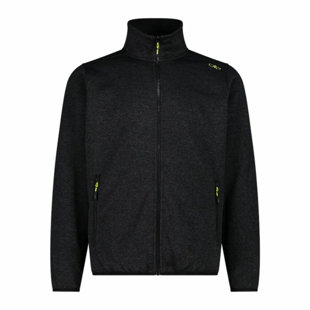 Men's Sports Jacket Campagnolo Zip Detachable Inner Black