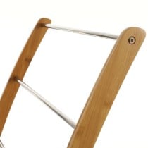 Free-Standing Towel Rack Natural Bamboo Stainless steel 57 x 35 x 81 cm