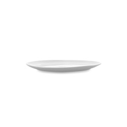 Flat plate Ariane Earth Ceramic White 25 cm (6 Units)