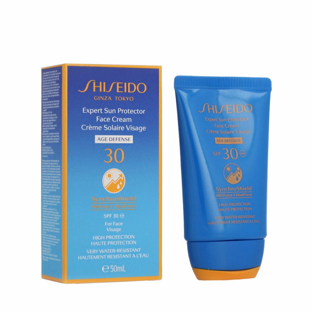 Sonnenschutzcreme für das Gesicht Shiseido SynchroShield Spf 30 50 ml