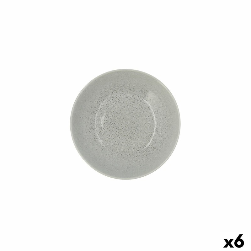 Deep Plate Ariane Porous Ceramic Green Ø 21 cm (6 Units)