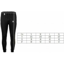 Long Sports Trousers Masters Black Men