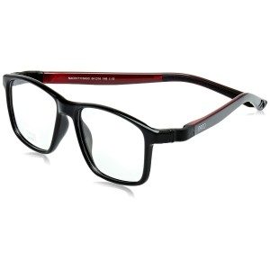 Monture de Lunettes Unisexe Nanovista NAO3171152SC Noir Rouge