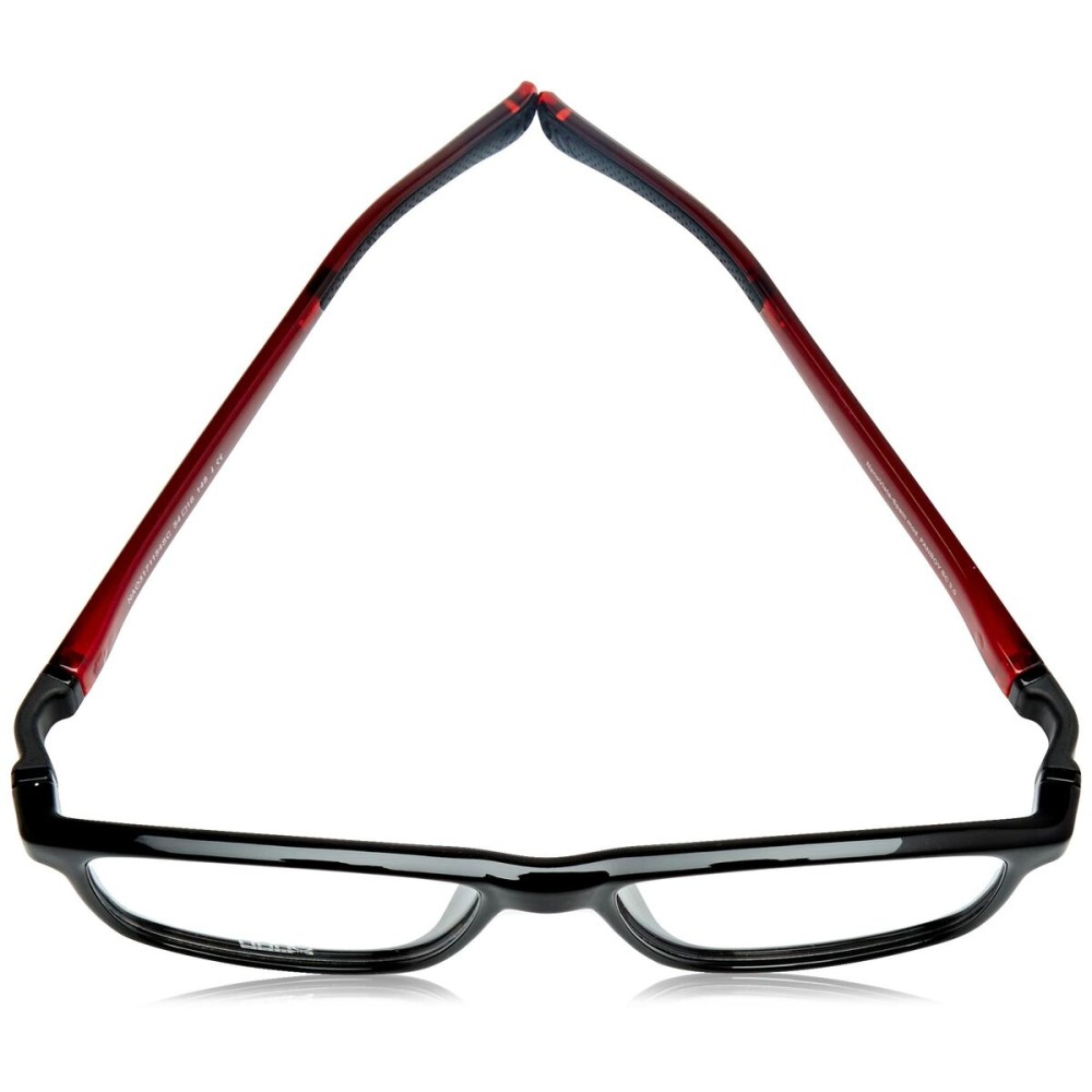 Monture de Lunettes Unisexe Nanovista NAO3171152SC Noir Rouge