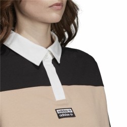 Polo à manches courtes femme Adidas Originals Cropped Femme Noir