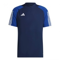 Kurzärmiges Fußball T-Shirt für Männer Adidas Tiro 23 Competition Blau