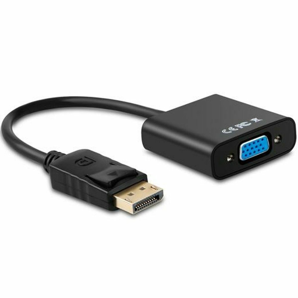 DisplayPort to SVGA adapter Aisens A125-0367 Black 15 cm