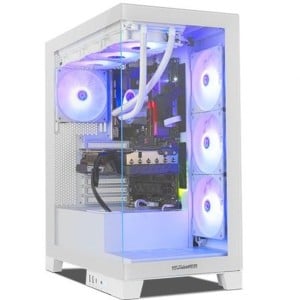 ATX Semi-Tower Gehäuse Nox-Xtreme NXHUMMERGLOCKWH Weiß