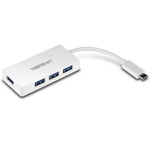 Hub USB Trendnet TUC-H4E Blanc