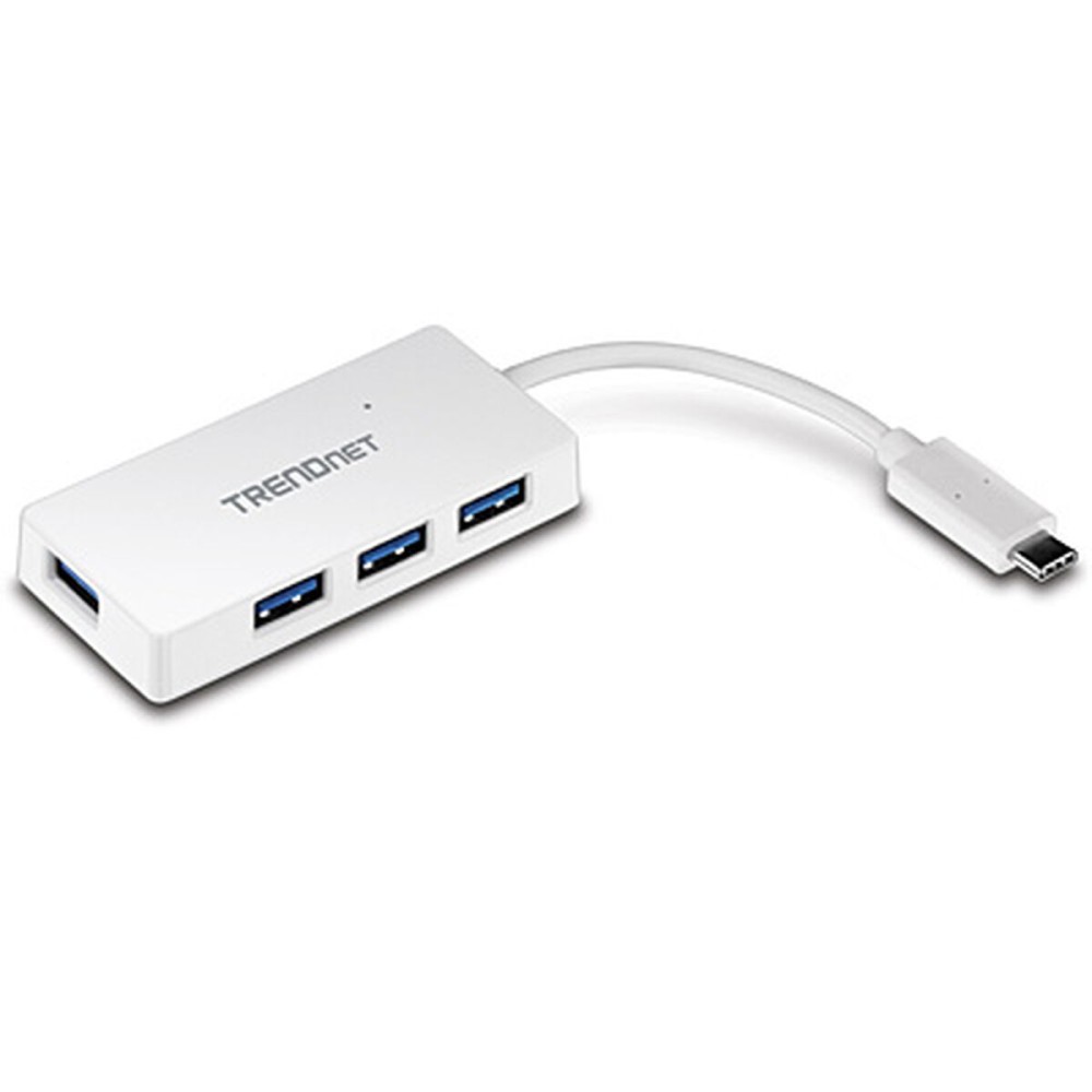 Hub USB Trendnet TUC-H4E Blanc