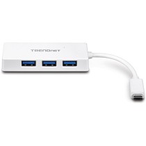 Hub USB Trendnet TUC-H4E Blanc