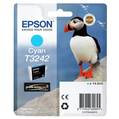 Original Ink Cartridge Epson C13T32424010 Black Cyan