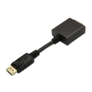 Adapter DisplayPort auf DVI Aisens Schwarz 15 cm